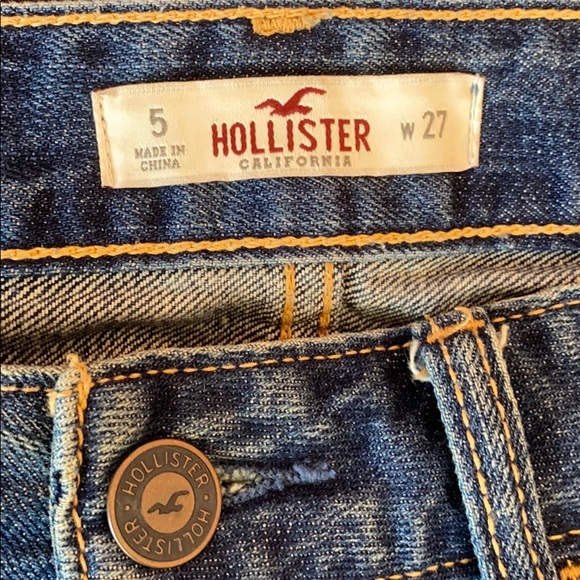 Hollister Jean Shorts size 27 relaxed fit - Picture 3 of 3